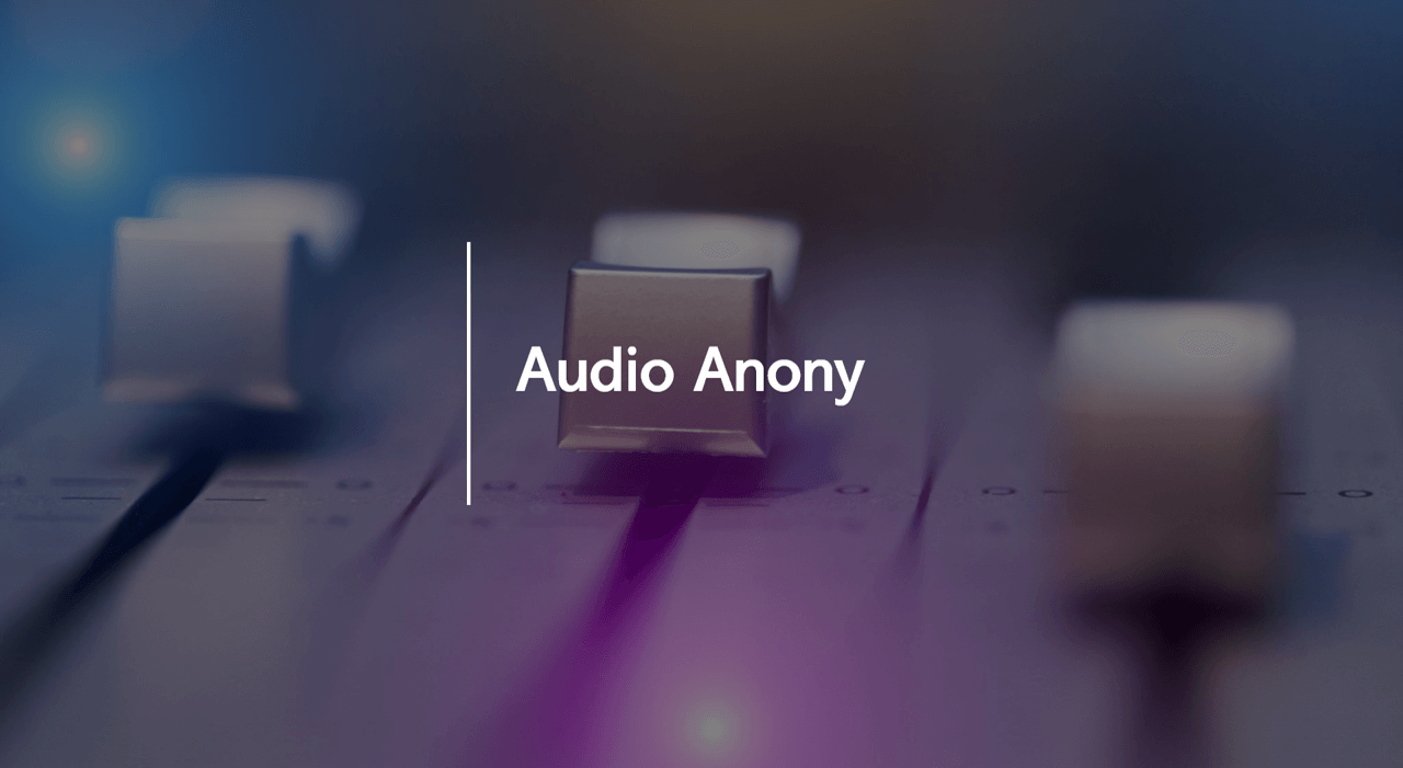 fbk audio anonymization